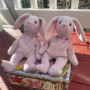 Pair of TY Beanie Babies “Floppity” Vintage 1996 RARE